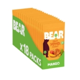 BEAR Mango Yoyos – Dried Fruit Rolls – Healthy – Vegan – 20g (18 packs)
