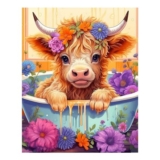 BEAYIOU Highland Cow Diamond Painting Kit