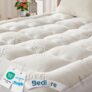 BEDLORE King Size Mattress Topper,Viscose Derived from Bamboo Mattress Pad