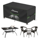 BEEWAY Waterproof Furniture Cover With Air Vent – 420D Oxford Fabric 125x63x73cm – Sold by WEJOYEC / FBA
