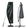 BEEWAY Waterproof Outdoor Cantilever Parasol Cover with Zipper and Rod Fit, Anti-UV , Windproof – 205 x 45/75/32cm sold by MeiLai FBA