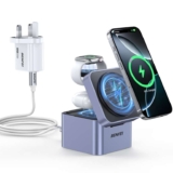 BENFEI 3-in-1 Foldable Charger Stand Wireless Charging Includes 33W Charger (For Apple) With Voucher BENFEI Direct GB FBA