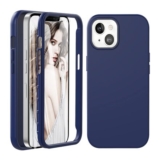 BESINPO iPhone 13 Case, 360 Silicone Shockproof, Blue