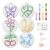 BEUNITONE Abstract Animal Embroidery Kit 6-Piece Line Art Set
