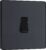 BG Electrical Single Wall Light Switch, 2 Way, Screwless Front Plate, Round Edges, Evolve, Matt Grey, 20A, 16AX, PCDMG12B – (x4 for £11.40)
