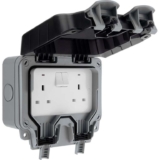 BG IP66 13A Switched Socket 2 Gang (Free C&C)