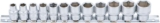 BGS 9104 Socket Set, Hexagon (3/8) Drive 8 – 19 mm 12 pcs.