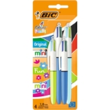 BIC 4 Colours Original Ball Pen 1 Pack I BIC 4 Colours Ballpoint Assorted 3 Pack-£2.50 I 4 Colours Family Assorted 4 Pack-£3.00(Clubcard)