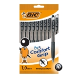 BIC BU3 Retractable Black Pens 10 Pack (Clubcard Price)