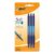 BIC Soft Feel Clic Grip Pen, Blue, Pack of 3