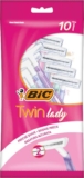 BIC Twin Lady, Disposable Razors with 2 Stainless Steel Blades and Lightweight Handles, Pack of 10 – £1.48 / £1.57 S&S Extra 5% off 4