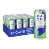 BIG DASH – Lime – 12 x 500ml Cans – Flavoured Sparkling Spring Water