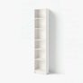 BILLY Bookcase, white, 40x28x202 cm In store only