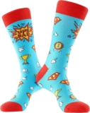 BISOUSOX Gifts for Men Dad Grandpa Funny Socks for Fathers Day Best Dad Ever Cotton Novelty Socks Fathers Birthday Gift