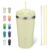 BJPKPK 18oz Insulated Tumbler with lid and Straw Stainless Steel, Macaron Green