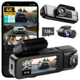BOTSLAB 3 Channel 4K Dash Cam Front and Rear Inside, Triple Car Dash Cam with Voice Control. Sold by Botslab Direct UK / FBA