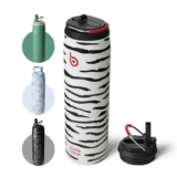 BOTTLE BOTTLE Stainless Steel Water Bottle with Straw and Lid, 32oz (846ml) Zebra – Sold by bottlebottle Inc / FBA