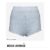 BOUX AVENUE Light Blue Ribbed Lettuce TrIm Shorts