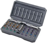 BRAVECOW 42-in-1 Magnetic Ratchet Screwdriver Set, Multi Bit Free Combination S2 Steel Bits & Portable Case for Furniture, Computer, Bike DIY Repair