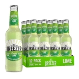 BREEZER Zingy Lime Alcoholic Drink 3.4% ABV 12×27.5cl
