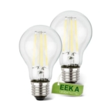 BRILONER 2 Pack 4W E27 Globe Warm White LED Bulbs Class A