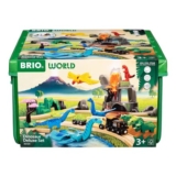 BRIO World Deluxe Dinosaur Train Set, 45-Piece Wooden Playset