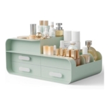 BTGGG Makeup Organizer and Skincare Storage with Drawers, Green