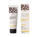 BULLDOG SKINCARE Anytime Daily UV Face Moisturiser for Men, SPF 50, 75ml