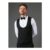 BURTON Black Slim Fit Tuxedo Suit Waistcoat MEDIUM ONLY