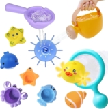 Baby Bath Toys, 11 Piece Water Play Set for Toddlers 1-4
