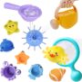Baby Bath Toys, 11 Piece Water Play Set for Toddlers 1-4
