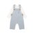 Baby Boys Blue Stripe Dungarees & Bodysuit Set