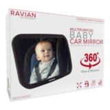 Baby Car Mirror for Back Seat, Rear View, Shatterproof, Adjustable