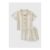 Baby Cream Woven Stripe Shirt & Short Set (Newborn-23mths)