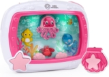 Baby Einstein Sea Dreams Soother Baby Sleep Sound Machine and Crib Toy with Remote, Pink, Infants Newborn and Up
