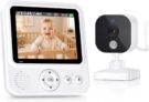 Baby Monitor with Camera, 2.8in IPS, 96H VOX, No WiFi, Night Vision