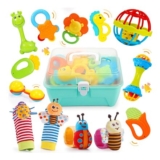 Baby Toys for 0-18 Months Rattle with Storage Box
