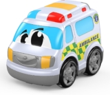 Baby Toys for 2 3 Year Old Boys Ambulance Toy Cars for Kids Early Education Crawling Toys with Lights and Music Infant Toy Cartoon Remote Control Car Toddlers Boys Birthday Christmas New Year Gift