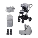 Babymore Chia Pram Pushchair – Pearl Grey