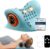 Back Shoulder and Neck Massager with Heat, EMS Back Neck Massager(Blue) Neck and Shoulder Relaxer, Neck Cloud – Cervical Traction Device,Cervical Neck Traction Pillow,3 Modes,6 Speeds