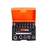 Bahco 2058/S26 26 Piece Ratchet Socket Bit Set 1/4in Drive PZ PH Hx Torx Slotted – Sold by buyaparcelstore