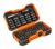 Bahco 59/S100BC 100 pcs bit set for Slotted, Phillips, Pozidriv, Hexagon, Robertson and coloured TORX,TORX Tamper, head screws
