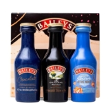 Baileys Gift Set – Original Irish Cream Liqueur, Chocolate, Toffee Popcorn x3 Alcohol Miniatures 5cl Bottles