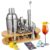 Baker Boutique Cocktail Shaker Set, 17pcs with Wooden Display Stand & Cocktail Book – With Voucher – Sold by BAKER BOUTIQUE FBA