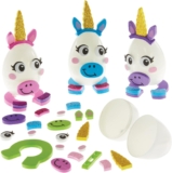 Baker Ross FX525 Unicorn Egg Kit – Pack of 8, Egg Arts and Craft Kits for Kids