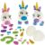 Baker Ross FX525 Unicorn Egg Kit – Pack of 8, Egg Arts and Craft Kits for Kids