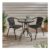 Bali Rattan Effect Bistro Set 3pc