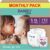 Bambo Nature Premium Eco Nappies, Size 5 (27-40lb/12-18kg), Junior, 132PK, Enhanced Leakage Protection