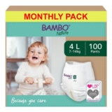 Bambo Nature Premium Training Pants Size 4 (7-12kg) 100PK – £18.64 S&S Voucher