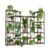 Bamworld Indoor Wooden Plant Stand with Shelf Decor